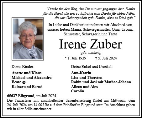 Irene Zuber