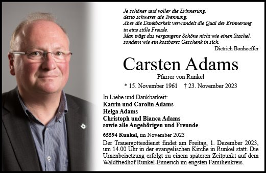 Carsten Adams
