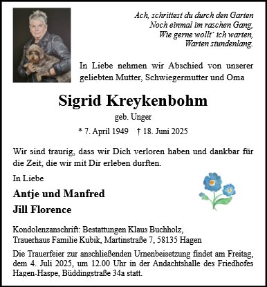Sigrid Kreykenbohm