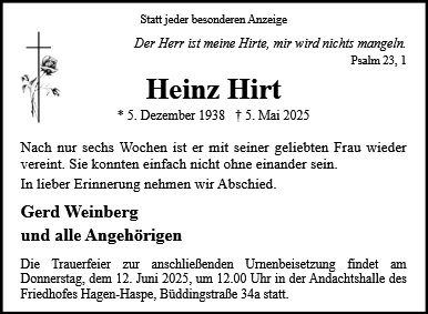 Heinz Hirt
