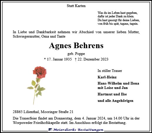 Agnes Behrens