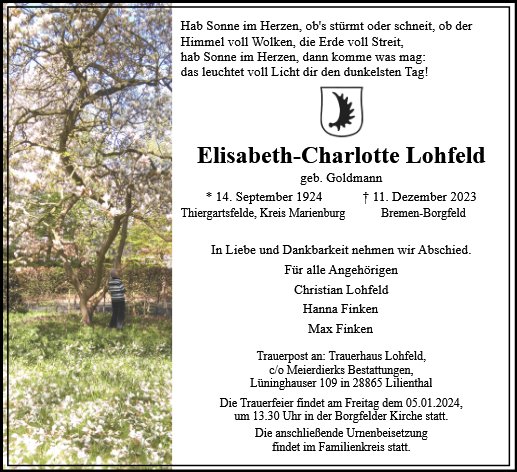 Elisabeth-Charlotte Lohfeld