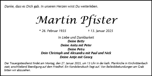 Martin Pfister