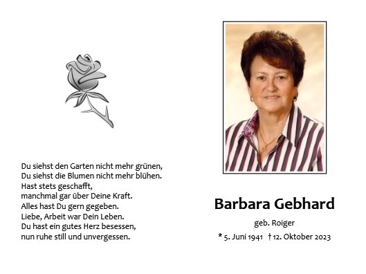 Barbara Gebhard