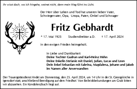 Fritz Gebhardt