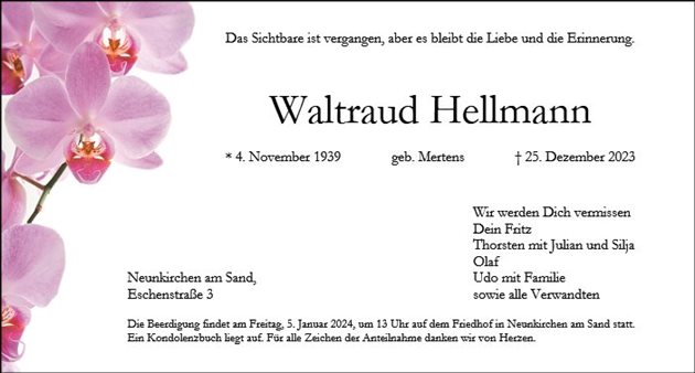 Waltraud Hellmann