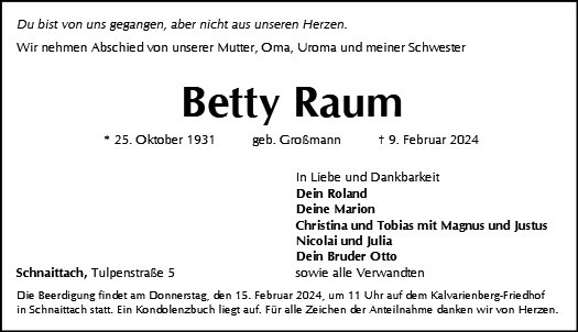 Betty Raum