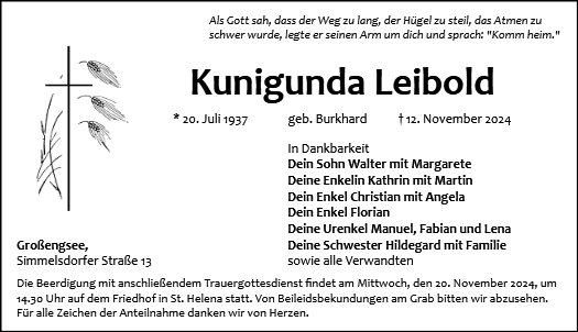 Kunigunda Leibold