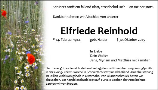 Elfriede Reinhold