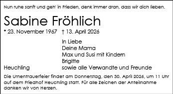 Sabine Fröhlich