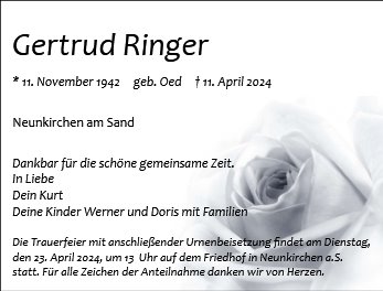 Gertrud Ringer