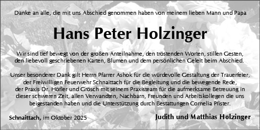 Hans Peter Holzinger