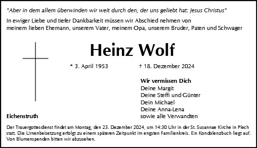 Heinz Wolf