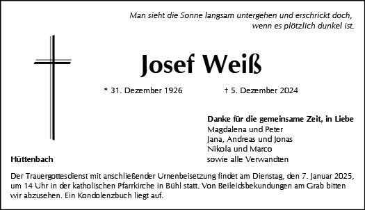 Josef Weiß