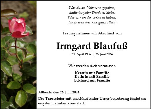 Irmgard Blaufuß