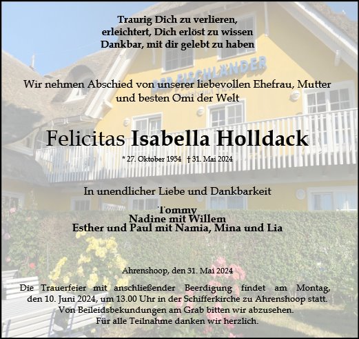 Felicitas Isabella Holldack