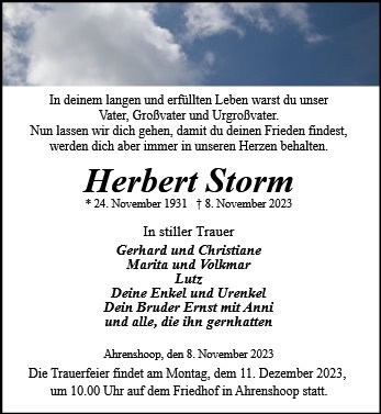 Herbert Storm