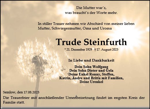 Trude Steinfurth