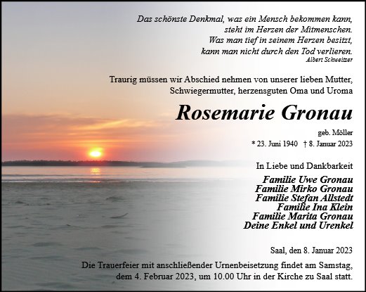 Rosemarie Gronau