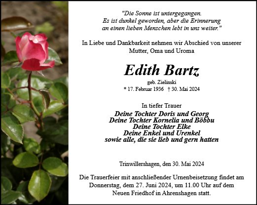 Edith Bartz