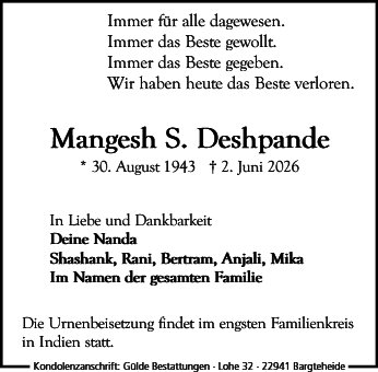 Mangesh Deshpande