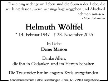 Helmuth Wölffel
