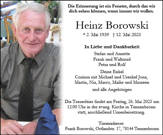 Heinz Borowski