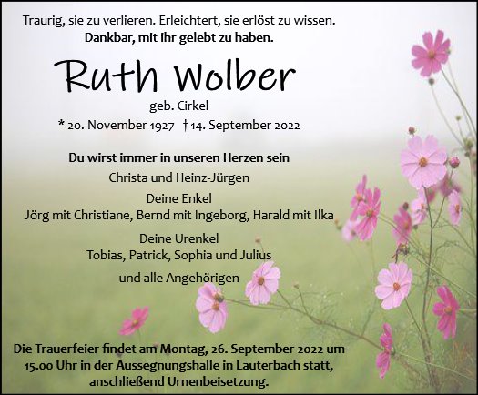 Ruth Wolber