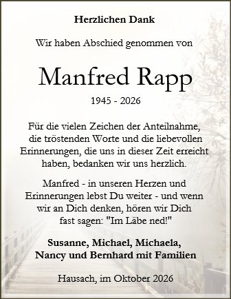 Manfred Rapp