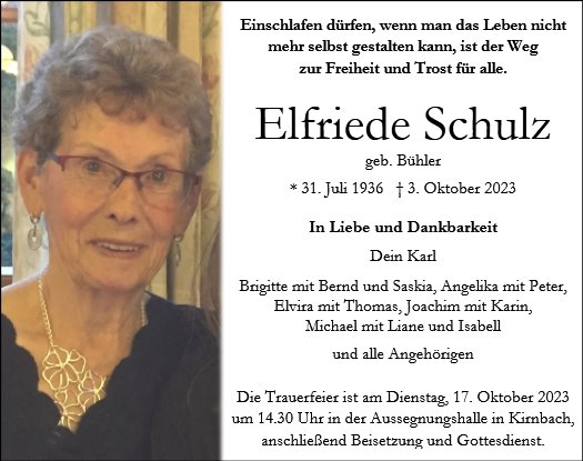Elfriede Schulz