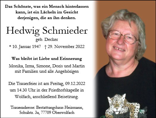 Hedwig Schmieder