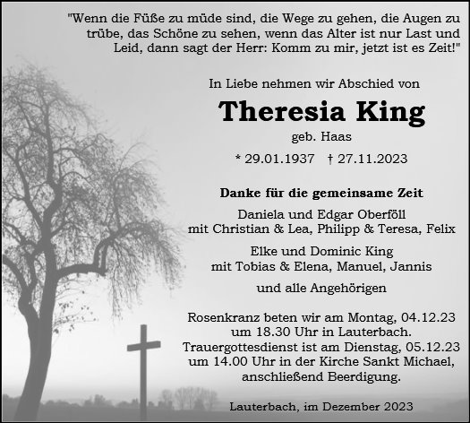 Theresia King