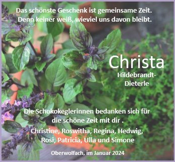 Christa Hildebrandt-Dieterle