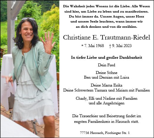 Christiane Trautmann-Riedel