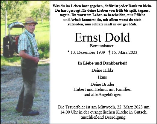 Ernst Dold