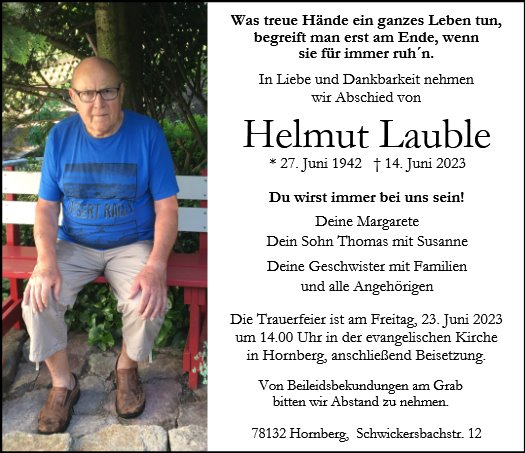 Helmut Lauble