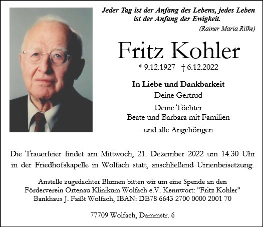 Friedrich Kohler