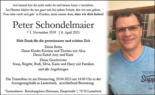 Peter Schondelmaier