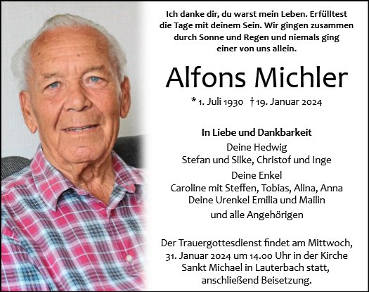 Alfons Michler
