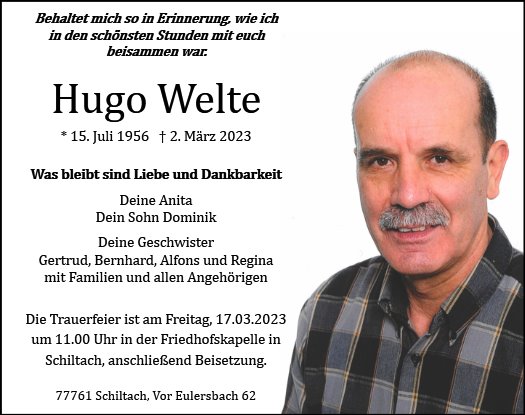 Hugo Welte