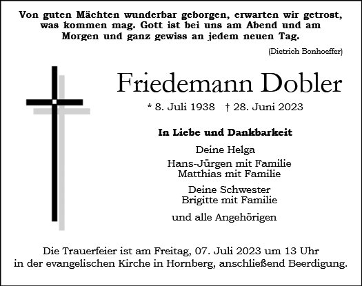 Friedemann Dobler