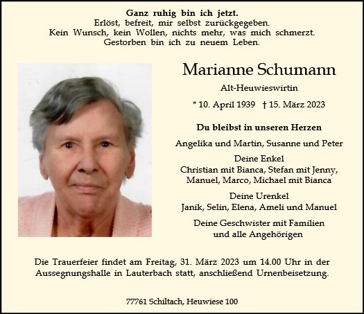Marianne Schumann