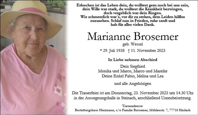 Marianne Brosemer