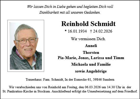 Reinhold Schmidt
