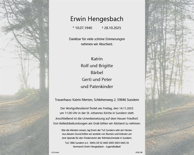 Erwin Egon Hengesbach