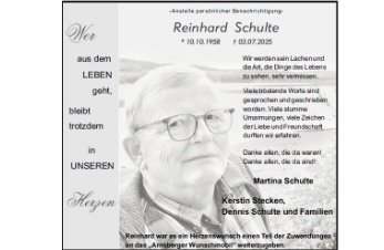 Reinhard Schulte