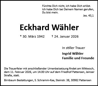 Eckhard Wähler