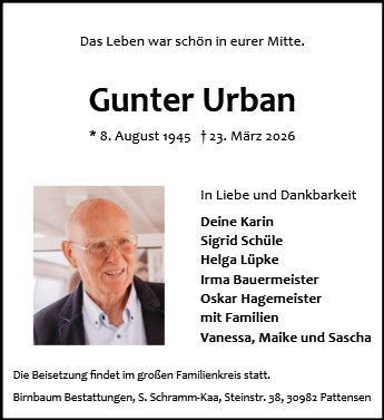 Hans-Gunter Urban