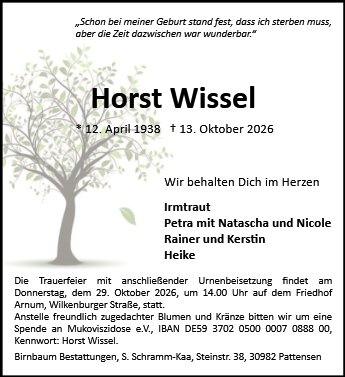 Horst Wissel