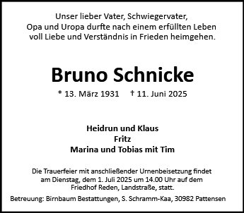 Bruno Schnicke